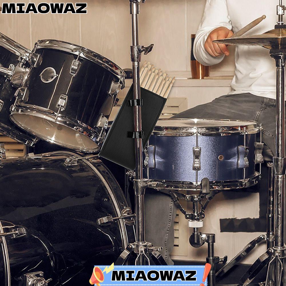 MIAOWAZ ที่วางไม้ตีกลอง, Universal Quick Release Drum Sticks Bag, ปรับทนทานกลอง Mallet Bag