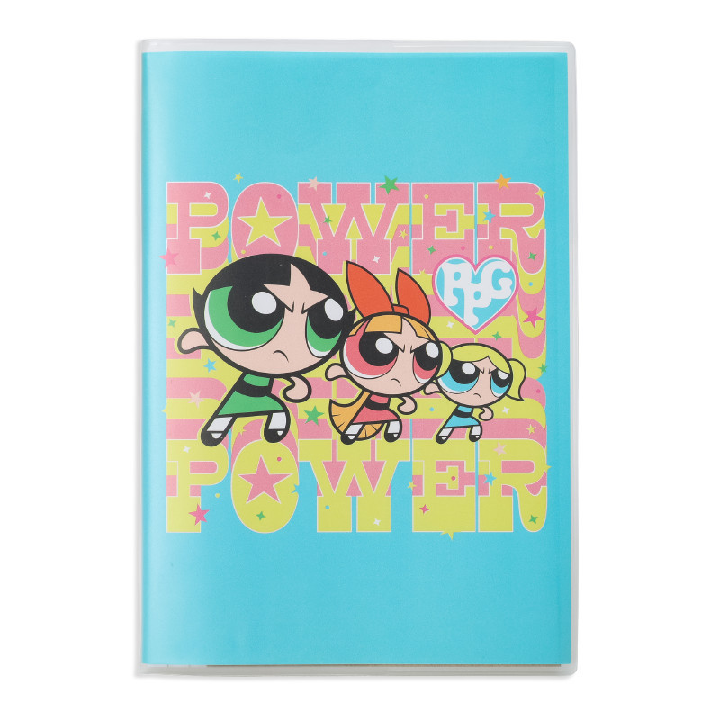THE POWERPUFF GIRLS สมุดสันกาว A5 70 แกรม 50 แผ่น สีฟ้า
