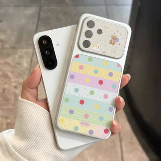 เคสซัมซุง For Samsung A57 A37 A27 A17 A07 A56 A55 A54 A35 A26 A05S 5G S26 S25 S24 S23 Ultra FE เคสนิ่มลายหนังแกะ สีพื้น