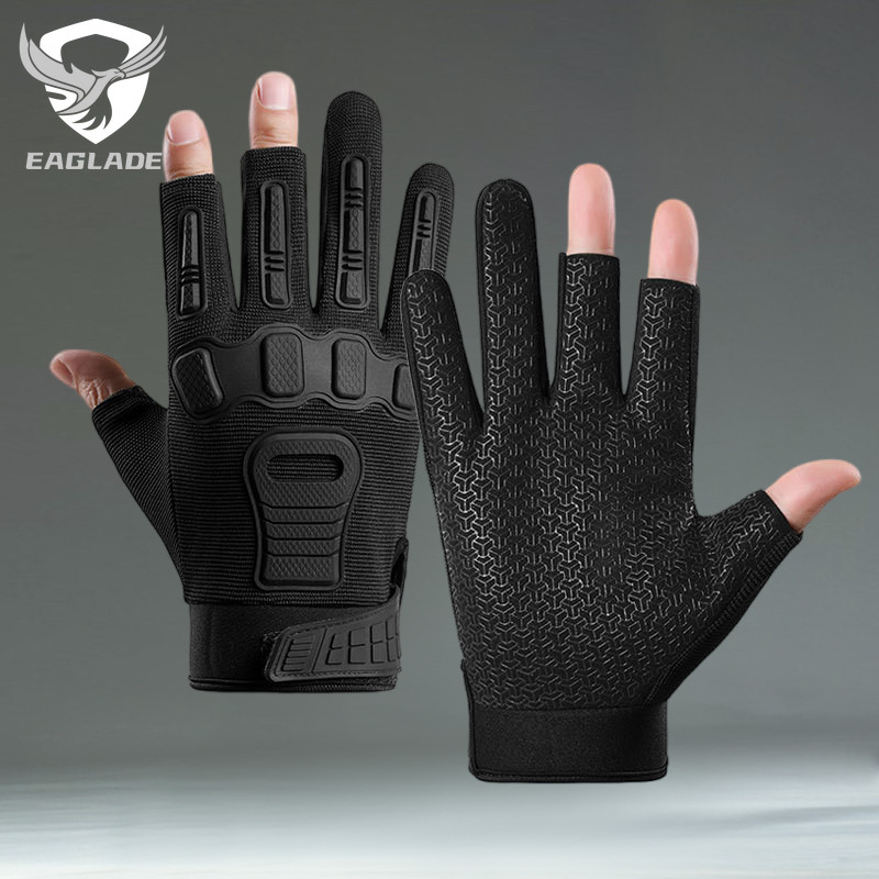 EAGLADE ถุงมือทํางานสําหรับผู้ชายพร้อมหน้าจอสัมผัสและด้ามจับกันลื่นสําหรับขี่มอเตอร์ไซค์ซ่อมและบํารุ