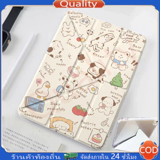 เคสกันกระแทก iPad พับได้ 3+Yสำหรับ Air7 Air6 Gen11 A16 Gen10 Air4/5 10.9 gen7/8/9 10.2 Pro 11กันกระแทก พร้อมช่องใส่ปากกา