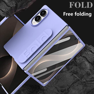 Ultra-Thin Matte สายรัดข้อมือยืดหยุ่นสําหรับ Samsung Galaxy Z พับ 8 พับกว้าง 8 Ultra Fold8 กว้าง Fold7 พับ 7 6 5 4 3 5G ป้องกันกันกระแทก