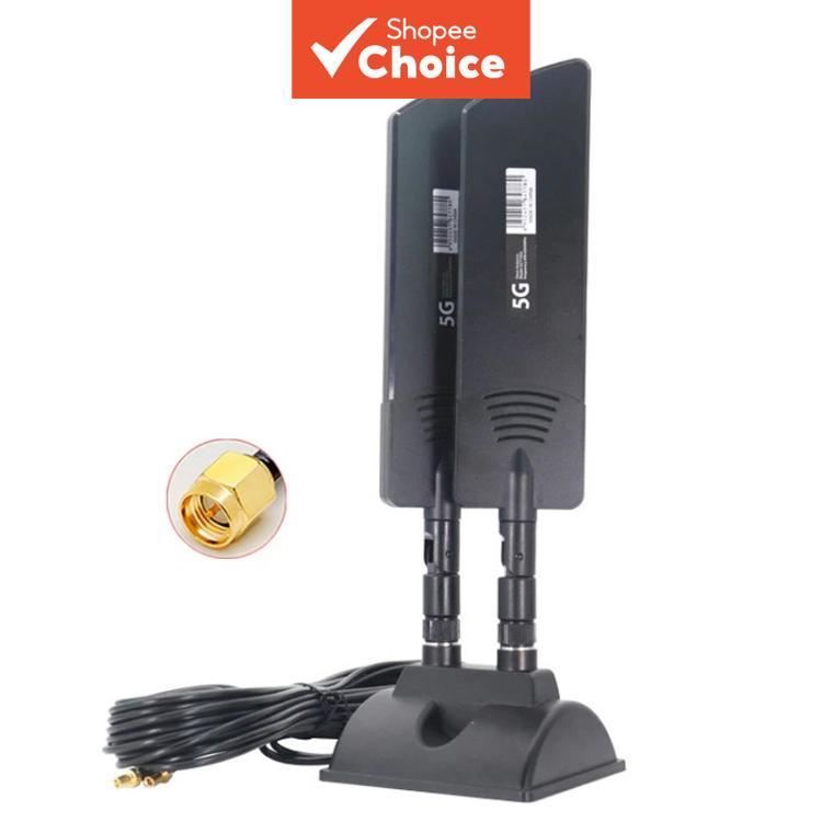 สําหรับ 42dbi 5g Router เสาอากาศภายนอกกลางแจ้ง Long Range WiFi สัญญาณครอบคลุม Booster SMA ชายสีดํา/TS9 สีดํา/SMA ชายสีขาว/TS9 สีขาว,