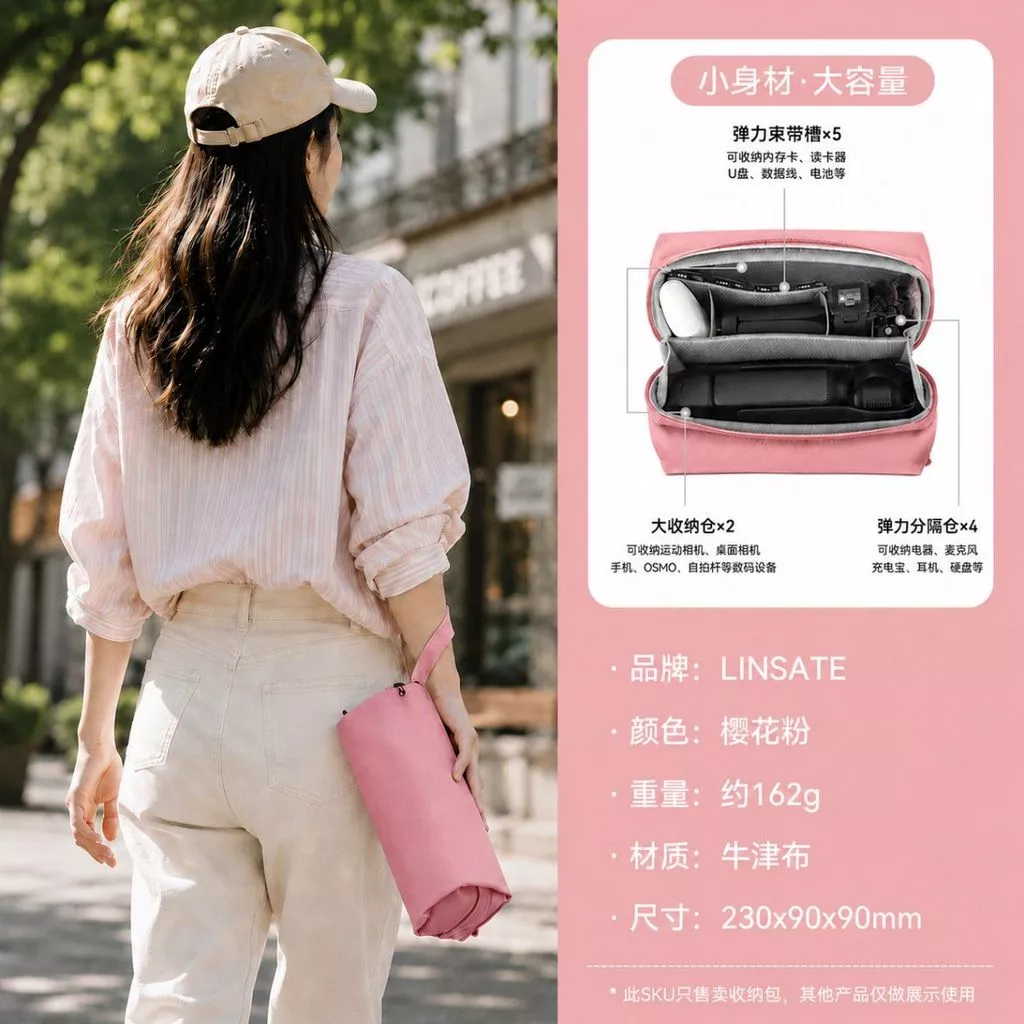 กระเป๋าเก็บของ Shadow Stone Luna สำหรับ Insta360 Luna Ultra Set thumbnail 7