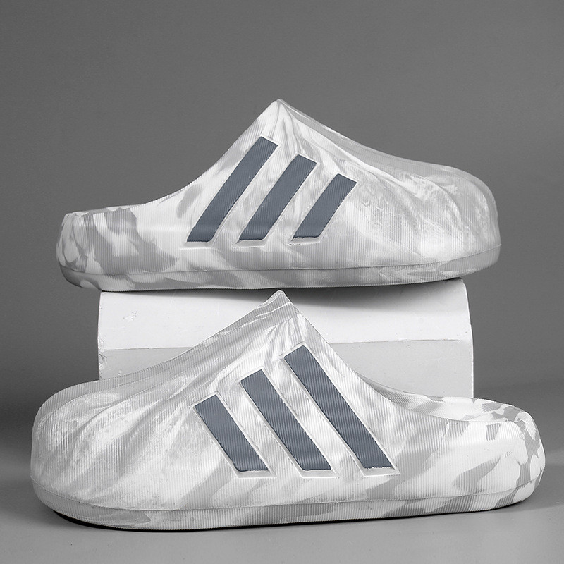 Camouflage Shell Toe รองเท้าแตะผู้ชายฤดูร้อนสวมใส่ด้านนอก EVA เหยียบบนอึรู้สึก Baotou รองเท้าแตะกีฬากลางแจ้งคู่ชายหาด