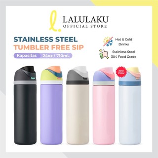 Tumbler Minum Freesip Botol Thermos Aesthetic Insulated Stainless Steel SUS304 Vacuum Flask 600ml 710ml