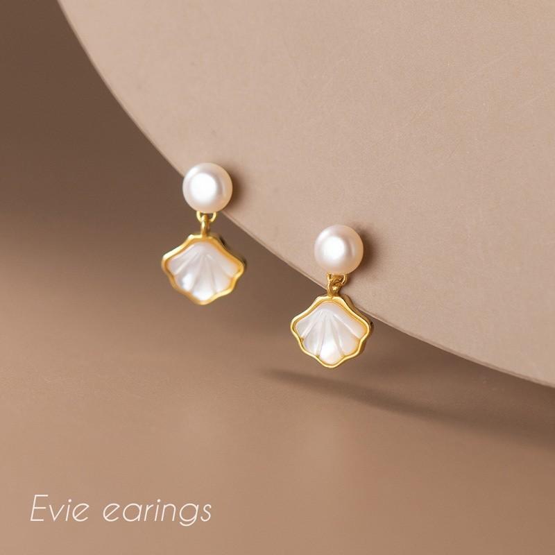Evie Earrings ต่างหูเงินแท้ S925 [MERCELO]
