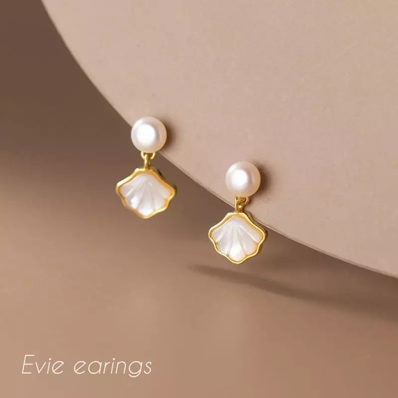 Evie Earrings ต่างหูเงินแท้ S925 [MERCELO]