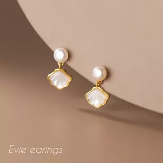 Evie Earrings ต่างหูเงินแท้ S925 [MERCELO]