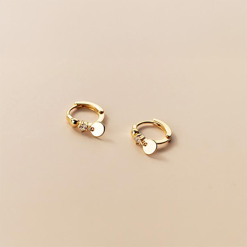 Sol Luna Earrings ต่างหูเงินแท้ S925 [MERCELO]