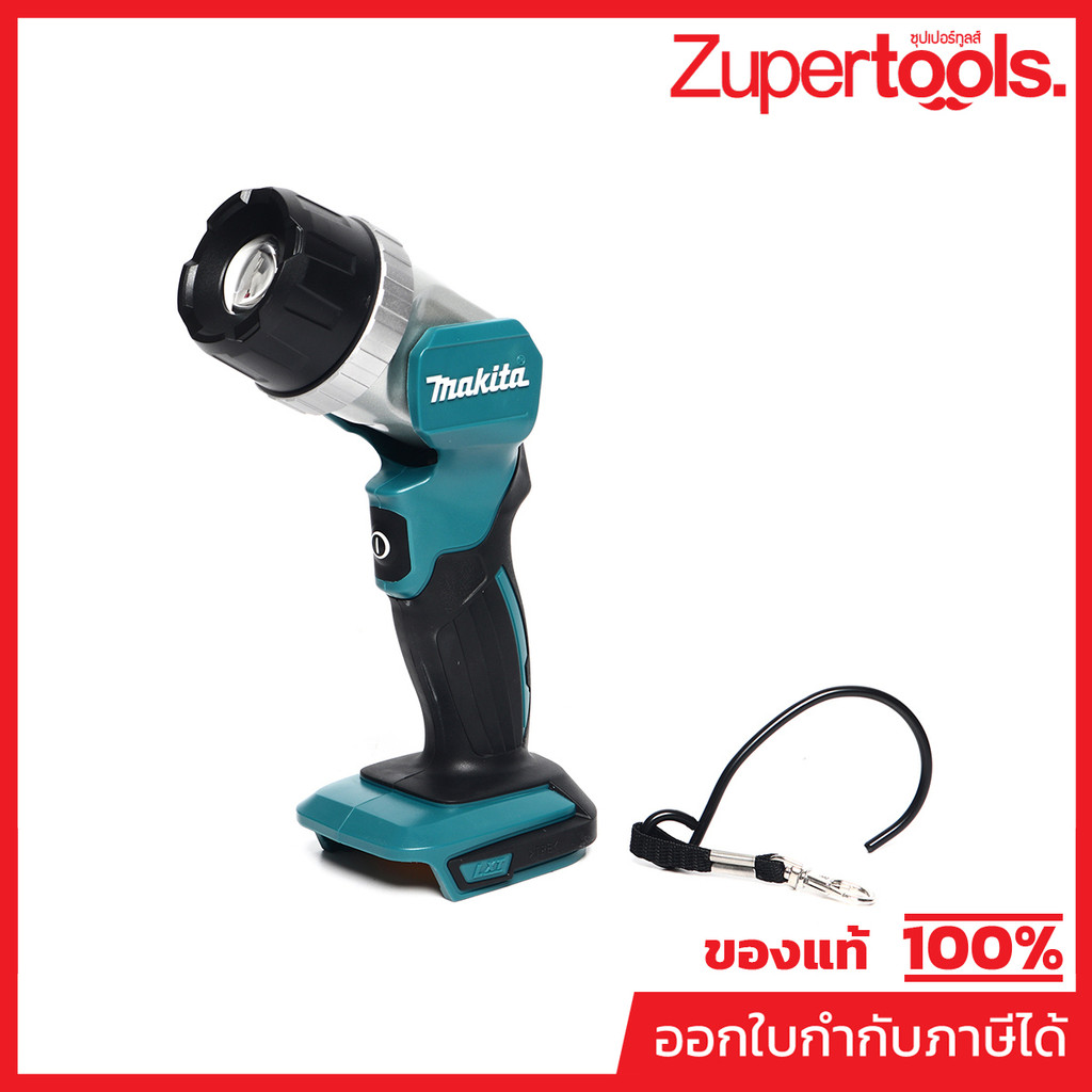 MAKITA DML808 ไฟฉายไร้สาย LED 18 โวลต์ ความสว่าง 190 ลูเมน ไม่รวมแบตเตอรี่และแท่นชาร์จ (มากีต้า)