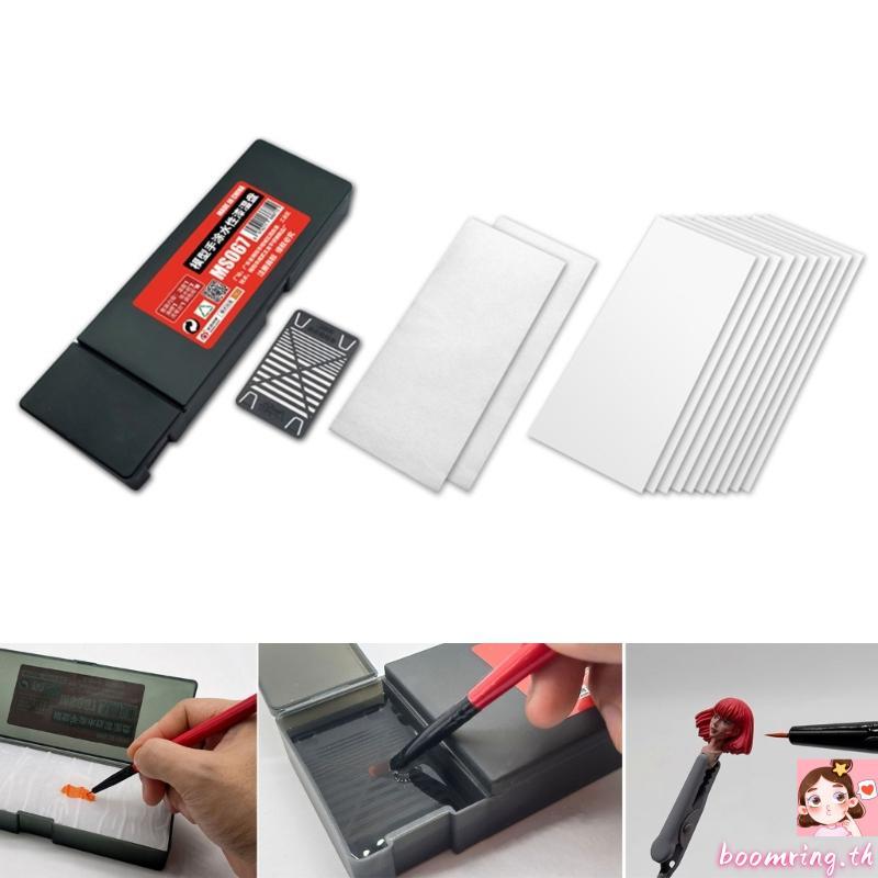Boom Portable Wet Palettes สําหรับภาพวาดอะคริลิครุ่นระบายสีถาดเปียก Paint Supply
