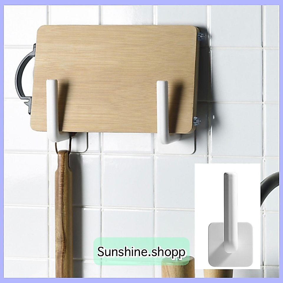 🧻ที่แขวนกระดาษทิชชู่ หรือของใช้อื่นๆ แบบพลาสติก แขวนทิชชู่แกนสั้น แบบติดผนัง #B-0028