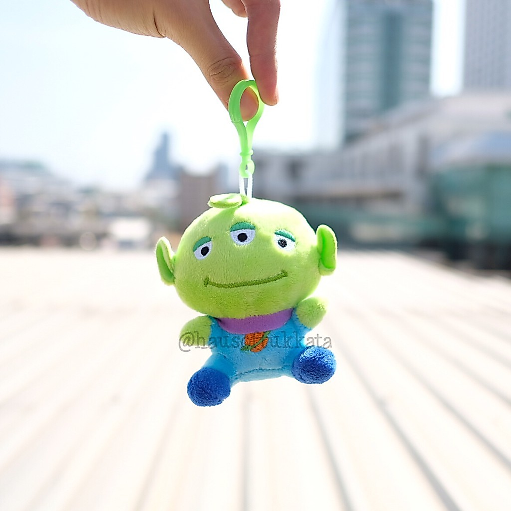 พวงกุญแจ Little Greenman ลิตเติ้ล กรีนแมน ท่านั่ง 4นิ้ว Toy Story ทอยสตอรี่