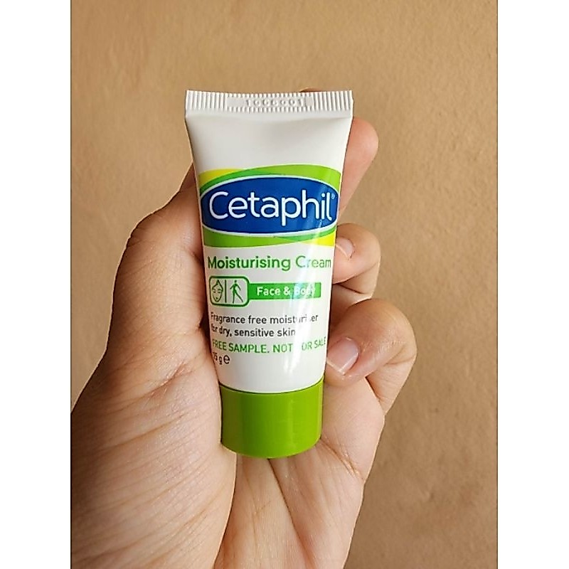 ขนาดทดลอง🎉Cetaphil Moisturising Cream 15 g. & Cetaphil Gentle Skin 29ml. พร้อมส่ง