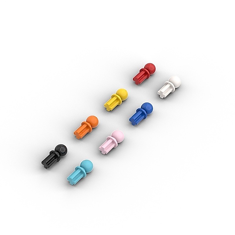 10 ชิ้น MOC อะไหล่ 2736 High-tech เพลา 1L พร้อม Tow Ball ใช้งานร่วมกับ 9686 wedo2.0 อิฐ DIY Assmble Building Blocks อนุภาคเด็กสมองของเล่นของขวัญ