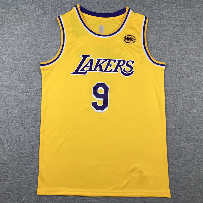 เสื้อปัก Lakers No. 9 JAMES II Brownie JAMES JR.ชุดบาสเก็ตบอล Bronny James