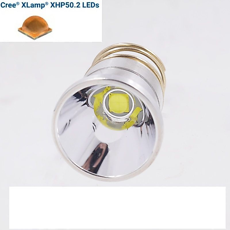 26.5 มม. CREE XHP50.2 led 1800lm 18W 6500k Drop-in ไฟฉายสําหรับ WF-501A/501B/502B/M5/M6/6P/9P ไฟฉาย