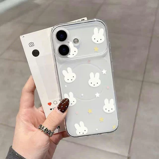 เคสมือถือดีไซน์มินิมอล ลายการ์ตูนสุดฮิต กันรอย กันตก สำหรับ iPhone 17 16 15 14 13 12 11 Series