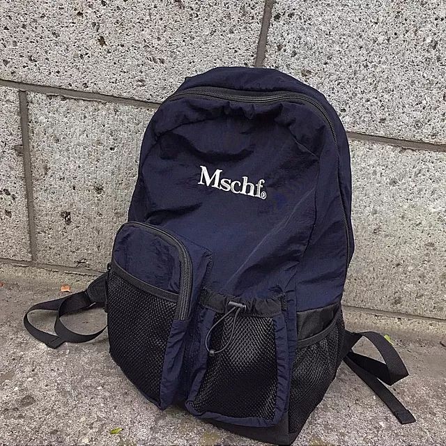 MSCHF ที่กําหนดเองเวอร์ชั่นเกาหลีตัวอักษรปักโลโก้กระเป๋า Drawstring กระเป๋าเดินทางกระเป๋าเป้สะพายหลั
