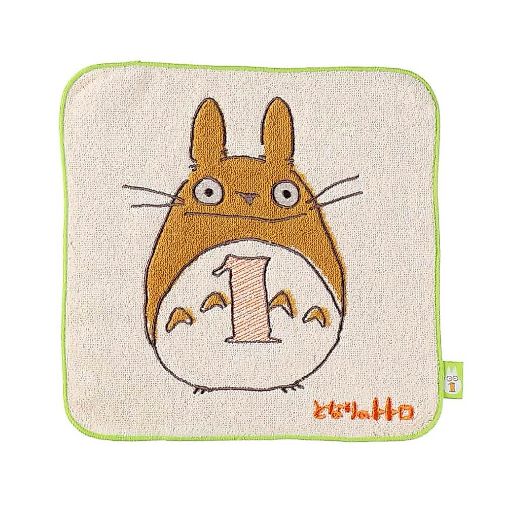 ผ้าเช็ดหน้า เดือนเกิด สตูดิโอ จิบลิ ของแท้จากshop🇯🇵พร้อมส่ง ผ้าตัวเลข โตโตโร่ Totoro โทโทโร่ Studio Ghibli ผ้าขนหนู มินิ