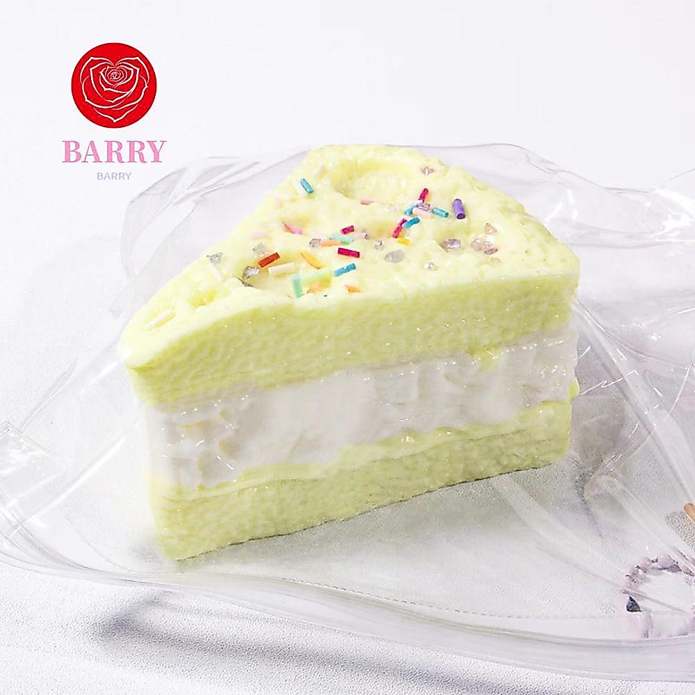 BARRY Triangle Cheese Squeezable Toy,Realistic Creative Triangle Cake Pinch Toy, Fuuny Gift Slow Rebound Handmade แบบพกพาช้า Rising Squishy ของเล่นเด็กผู้ใหญ่