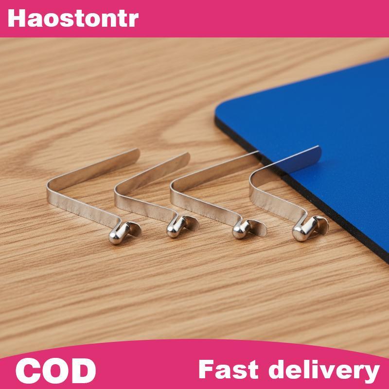 Haostontr 10 ชิ้น Snap Loing Kayak Paddle ฤดูใบไม้ผลิคลิปเหล็ก V-Shaped Lift Telescopic Loing Tube P