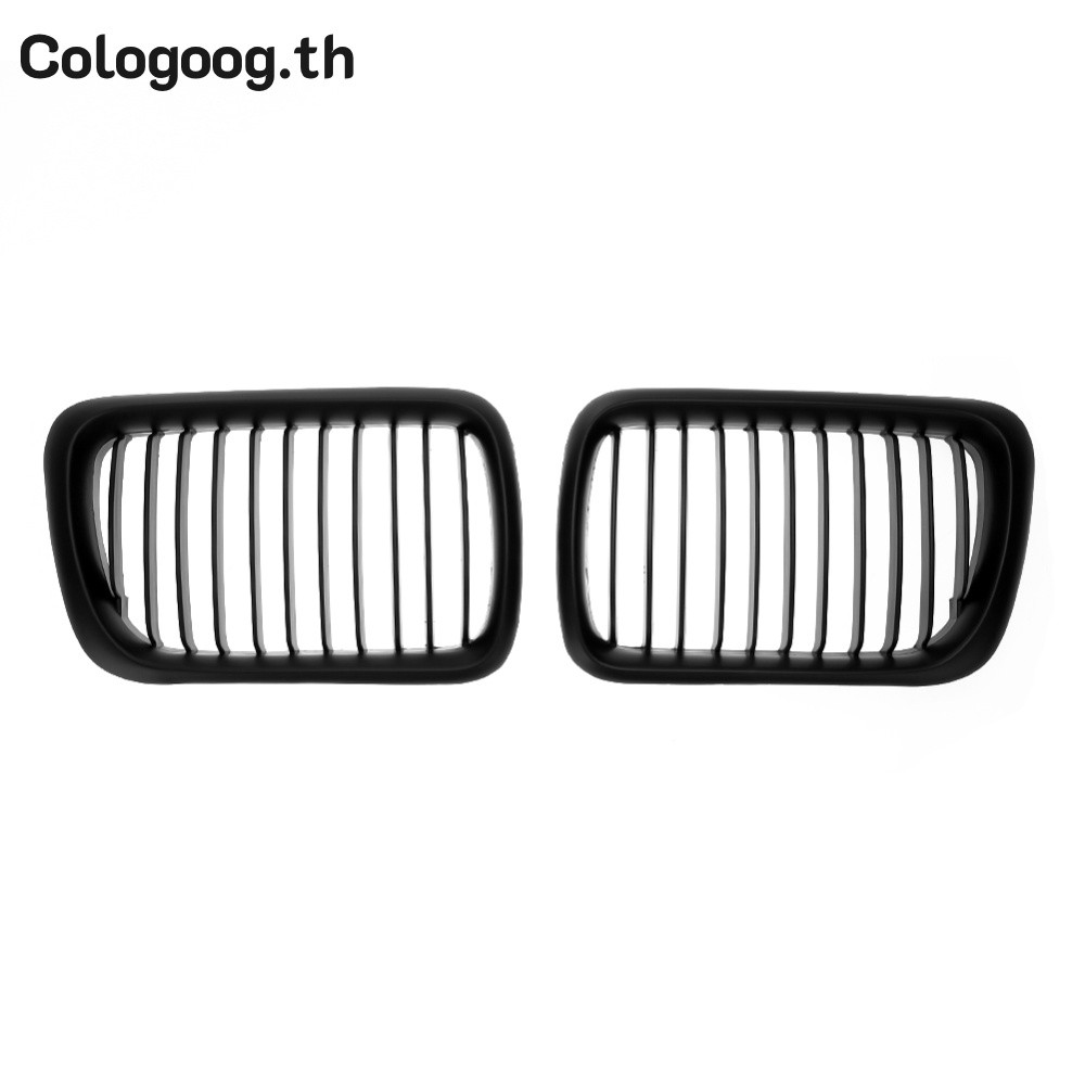 [colog-th] ตะแกรงกระจังหน้าสีดําด้านสําหรับ E36 97-98 318i 320i 323i 325i 328i