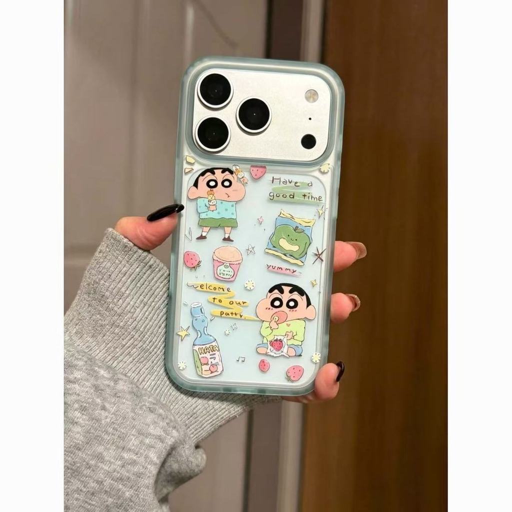 เคสโทรศัพท์เหมาะสําหรับiPhone 11 12 13 14 15 16 17 Pro max Plus Air Crayon Shin-Chan Soda Shock-Resistant Shock-Resistantป้องกันกรณีรวมทุกอย่างกรณีDO