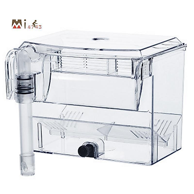 Mi4743iClear Fish Tank Breeding Hatchery House Incubator Aquarium โปร่งใส Breeder แยกกล่องแขวนสัตว์เ