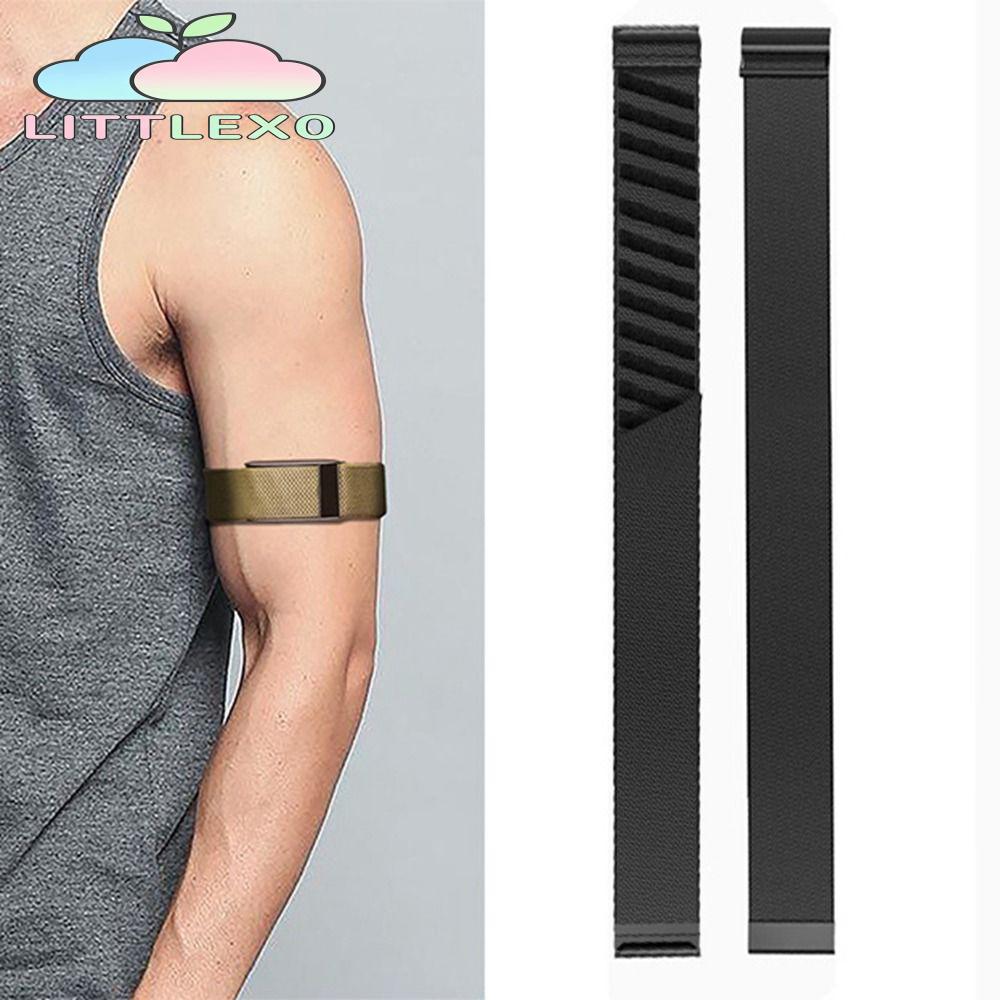LITTLEX ยืดหยุ่น Bicep Band, Breathable ดูดซับเหงื่อไนลอนกีฬา,พรีเมี่ยมปรับถัก Cozy Sport Arm Strap สําหรับ Whoop 5.0 One/Peak/Life(MG) ฟิตเนส