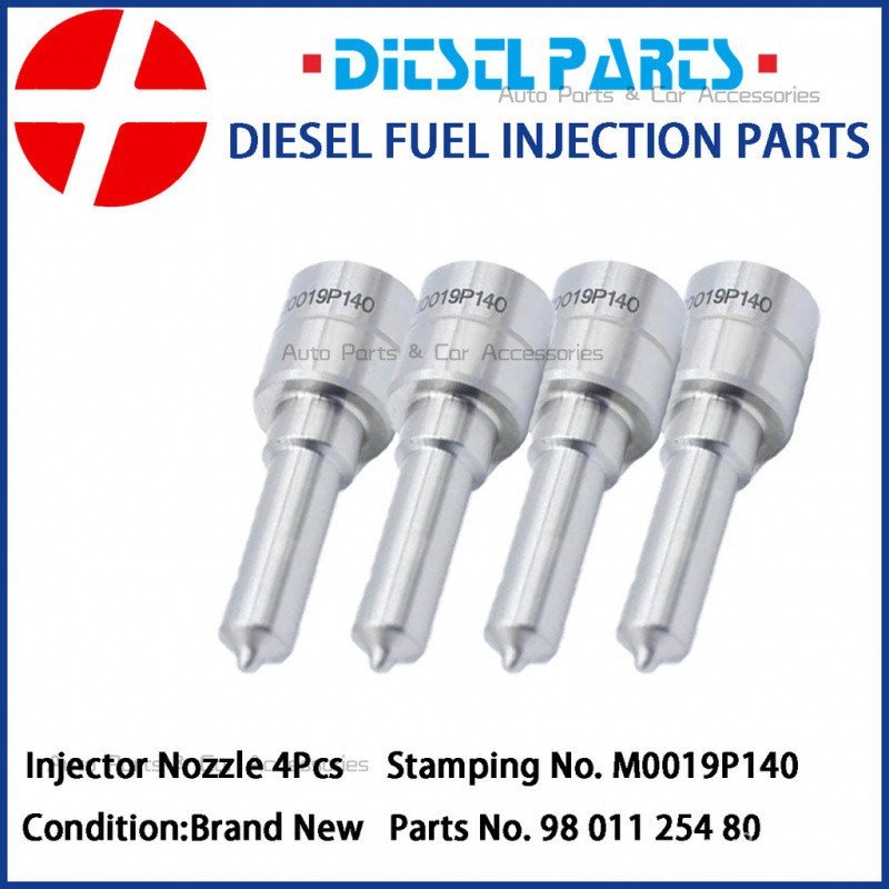 หัวฉีดหัวฉีด 4 ชิ้น M0019P140 9801125480 สําหรับ Ford Ranger Transit 2.2D BK2Q9K546AG CK4Q9K546AA K0