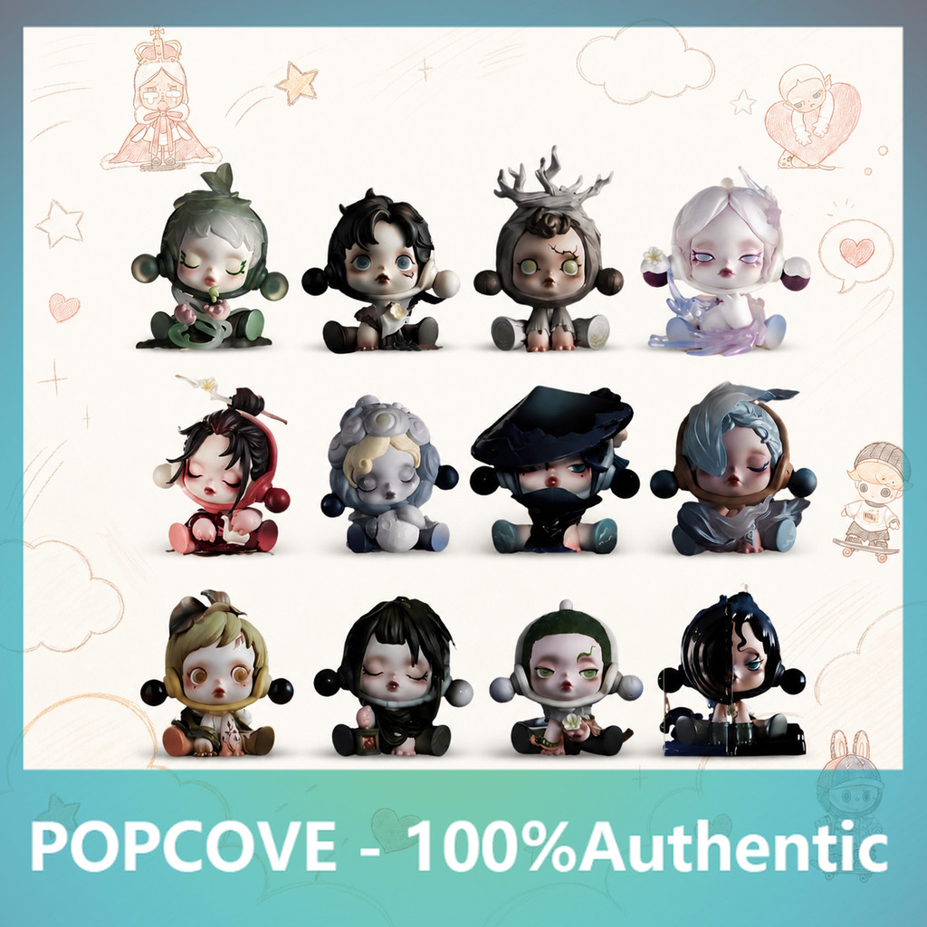 POPMART SKULLPANDA POPMART SKULLPANDA POPMART SKULLPANDA POPMART ซีรีส์ลึกลับ