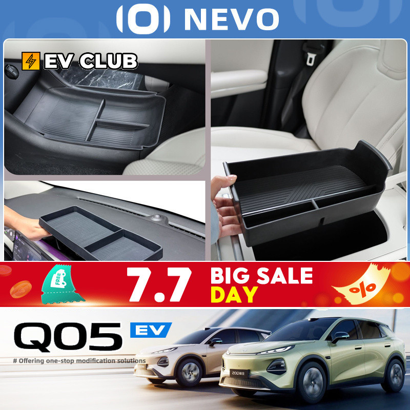 Changan NEVO Q05 ev/อะไหล่รถยนต์ SUV ดัดแปลงหน้าจอรถด้านหลังนําทางกล่องเก็บกระดาษทิชชูหน้าจอควบคุมกลางกล่องเก็บด้านหลัง
