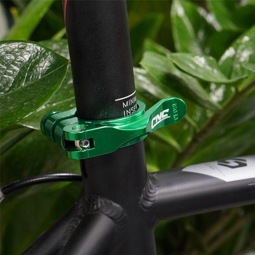 Aaron1 จักรยาน Seat Clamp อุปกรณ์เสริมจักรยาน Ultralight จักรยาน Seatpost Clamp 31.8 มม./34.9 มม.อลูมิเนียม Quick Release Clamp - รูปที่ 5