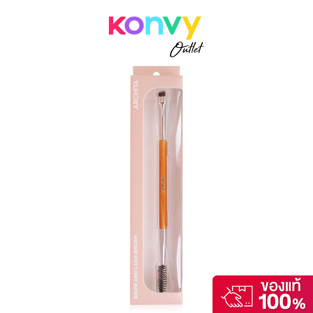 ARCHITA Brow And Lash 1pc แปรงเขียนคิ้วพร้อมแปรงปัด.