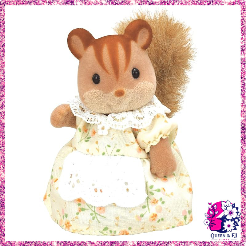 Sylvanian Families Walnut Squirrel Family Dollhouse Toy - Mother - 3 Years + - EPOCH