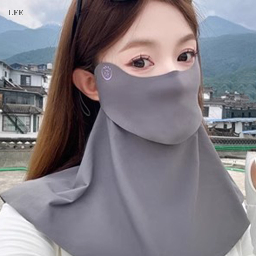 LFE ดื่มได้ Unisex ป้องกันรังสียูวีกลางแจ้งคอห่อกีฬา Sun Proof Bib ไนลอนหน้าปกคอห่อกีฬากลางแจ้งครีมก