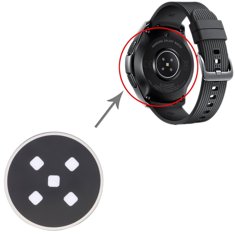 เปลี่ยนอะไหล่ซ่อมสําหรับ Samsung Galaxy Watch R800 42MM R810 46MM ฝาหลังกระจกเลนส์