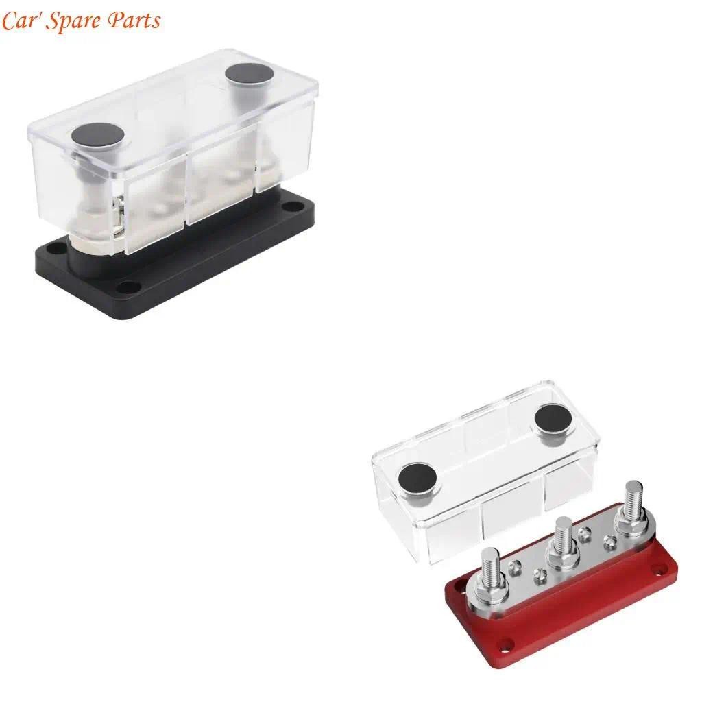 Y4UA 300A Negative Bus Bar 48V Distribution Block 3x 5/16" Terminal Studs 48V