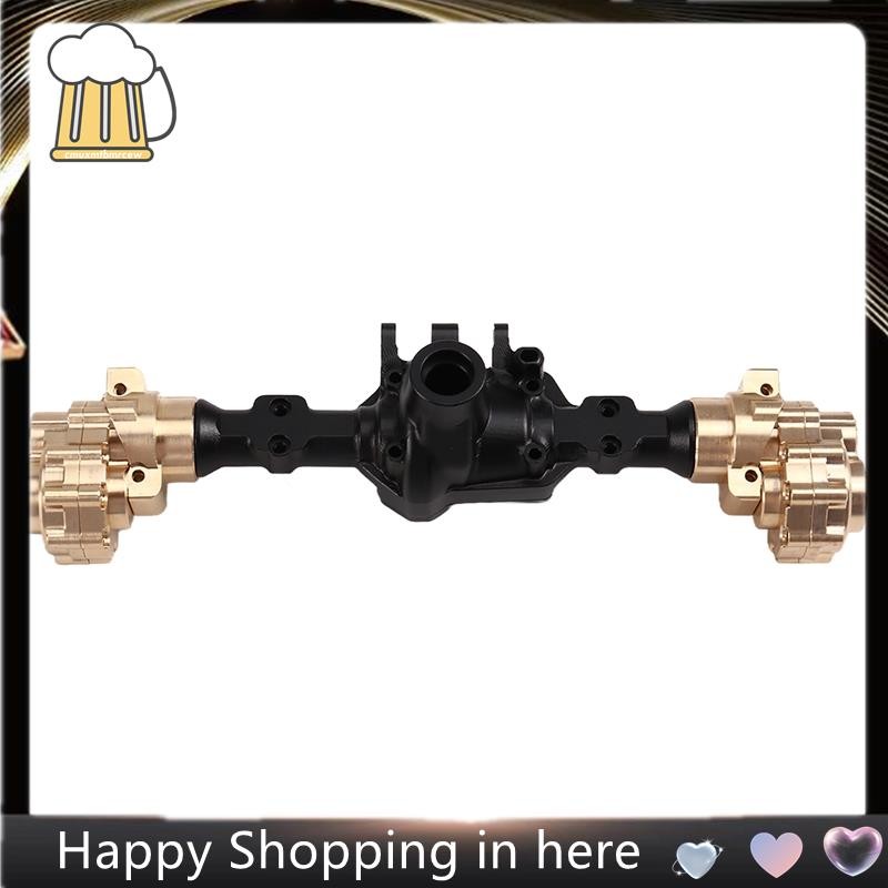 ชุดอัพเกรดที่อยู่อาศัยเพลาหลังทองเหลืองสําหรับ 1/10 104006 104010 104020 104026 รถ RC