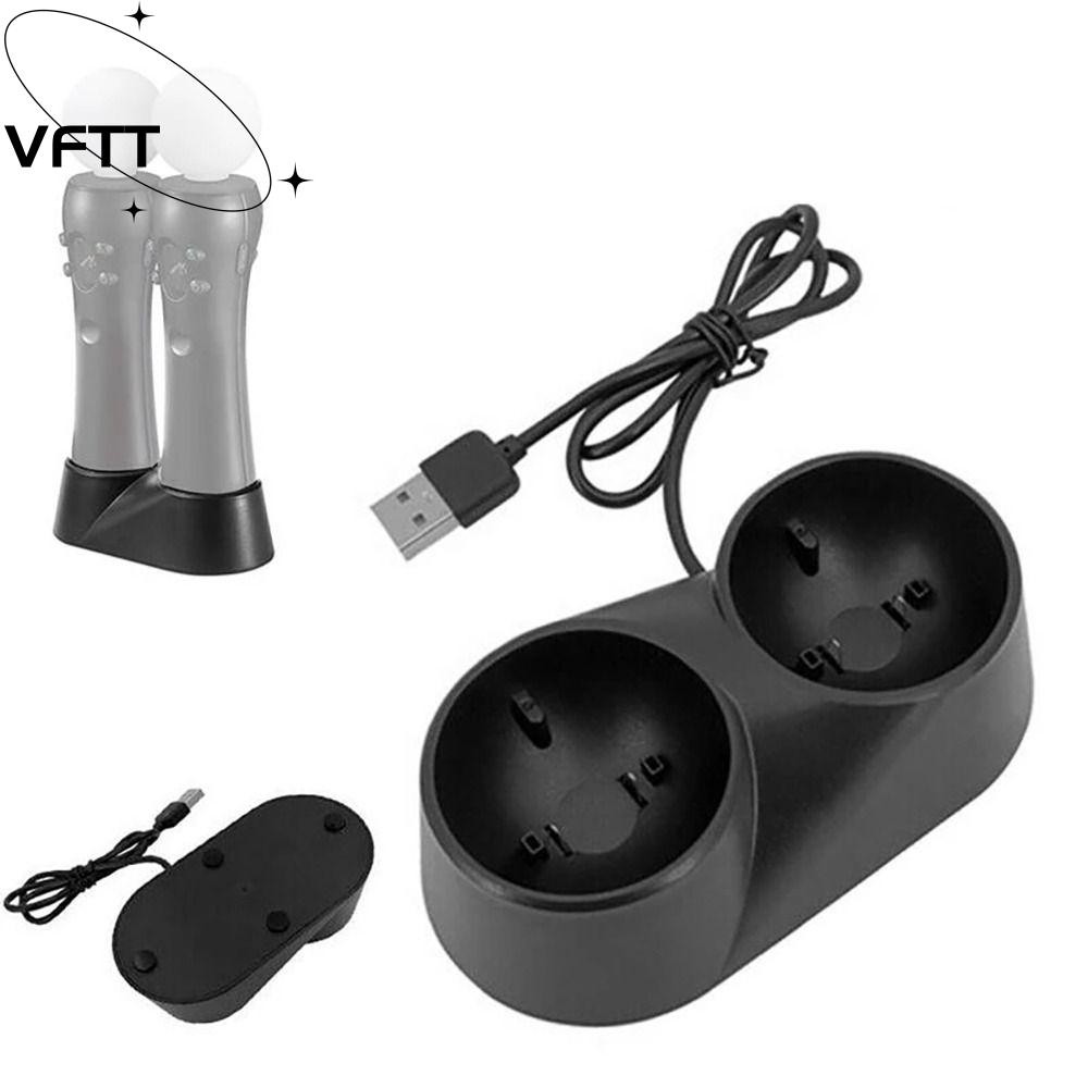 VFTT VR Move Charger อุปกรณ์เสริมสําหรับ PS4 ฐาน VR Controller ชาร์จสําหรับ PS4 Move