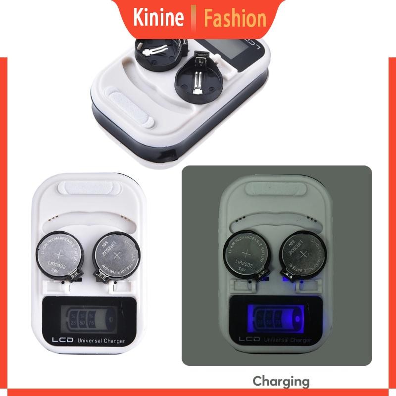KIN LIR2032 ปุ่มชาร์จ LIR2032 LIR2025 LIR2016 3 6V Charger
