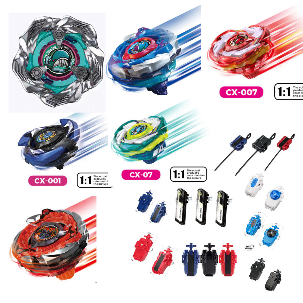 Beyblad X BX-36 CX-07 CX-007 CX-001 CX-08-01beyblad brust Launcher ของเล่นเด็กโลหะผสมไจโร