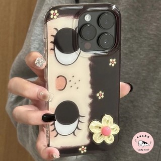 เคสไอโฟน 11 ตลกการ์ตูนตาใหญ่กราฟฟิติ IMD นุ่ม สำหรับ IPhone 15 12 11 16 Pro Max 14 13 Pro Max 12 16 11 Pro 16 15 14 Plus