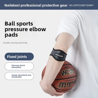 Sports Elbow Pads Summer Thin Badminton Basketball Tennis Elbow Special Compression Fixed Joint Protective Gear