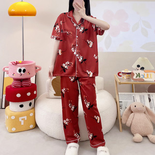 Lounge wear set for women pajama terno pambahay set sleep wear korean night wear woman pantulog suit