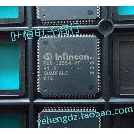 PEB22554HTV1.3 PEB22554HTV2.1 QFP100 ยี่ห้อใหม่นําเข้าของแท้การสื่อสารผลิตภัณฑ์ IC