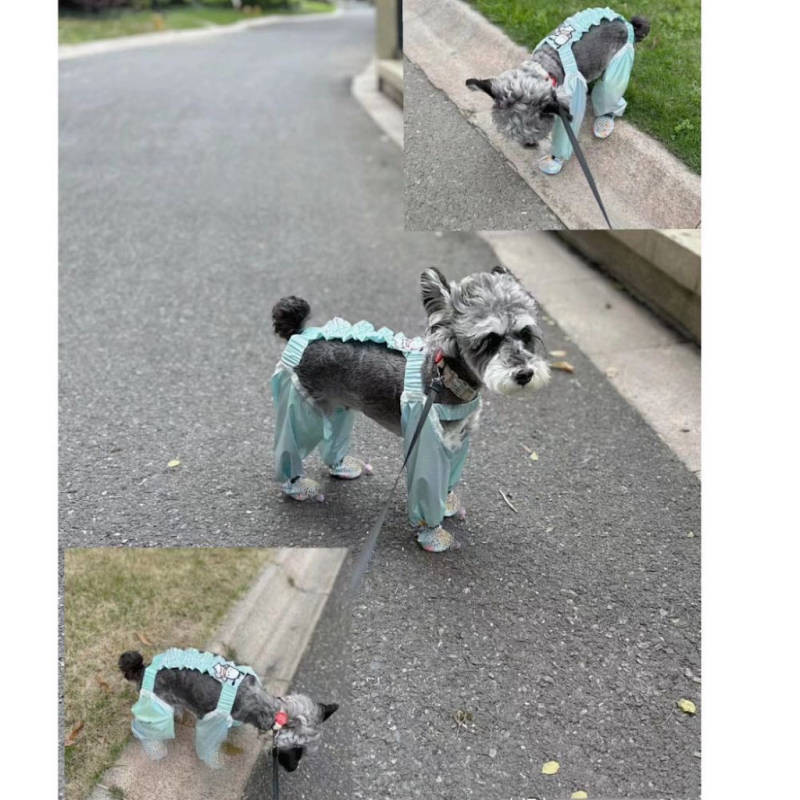 Dog out Dust-Proof Pants Dog Anti-Dirty Pants Dog Anti-Dirty Pants Bichon Poodle Leg Warmer Western 