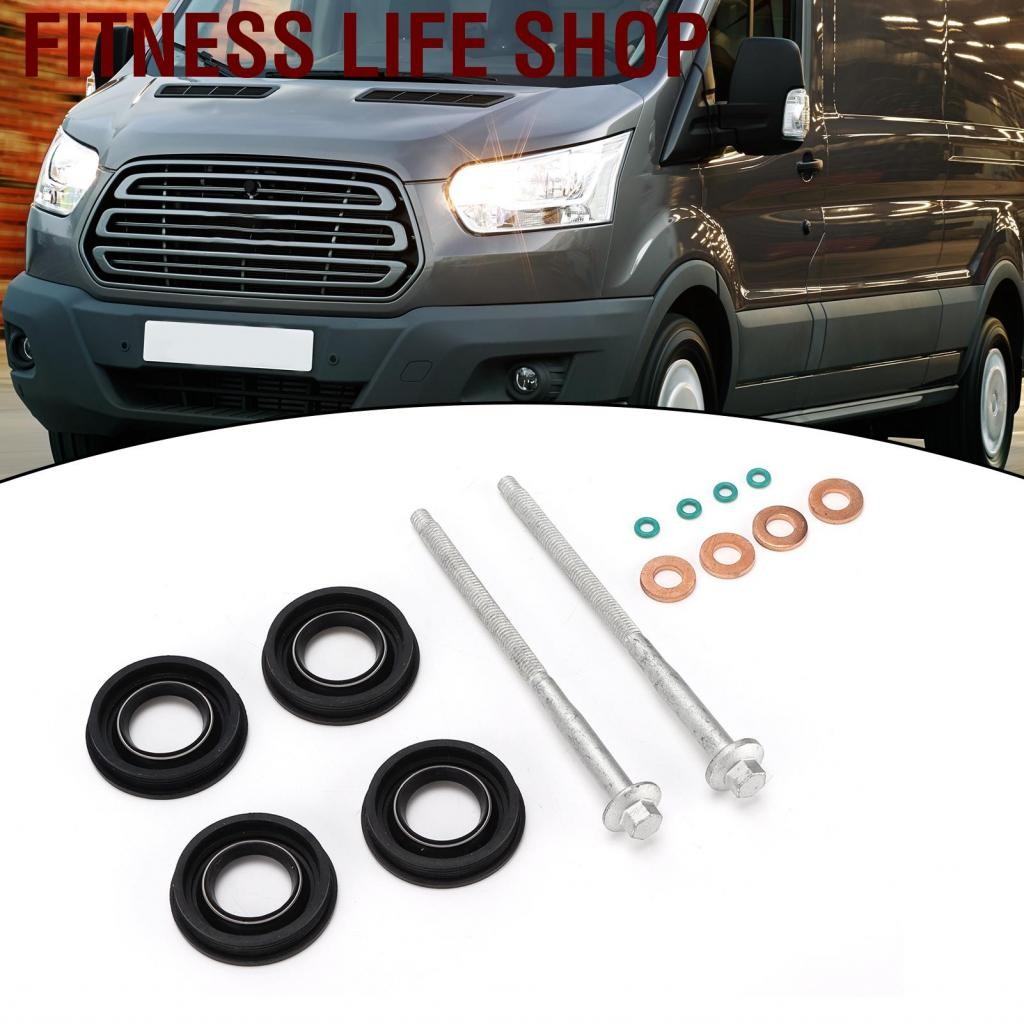 Fitness Life Shop-th Fuel Injector Seals ชุดเครื่องซักผ้า 6C1Q-6K780-AB สำหรับ Ford Transit 2006-202